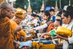 Offerings, That Luang Festival, Laos