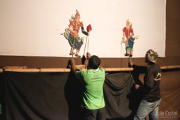 Shadow Puppet Theater in Champasak, Laos