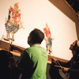 Shadow Puppet Theater in Champasak, Laos